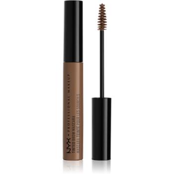 NYX Professional Makeup Tinted Brow Mascara riasenka na obočie odtieň 02 Chocolate 6.5 ml