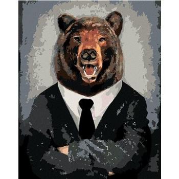 Maľovanie podľa čísel - Medveď v šatoch (HRAbz33511nad)