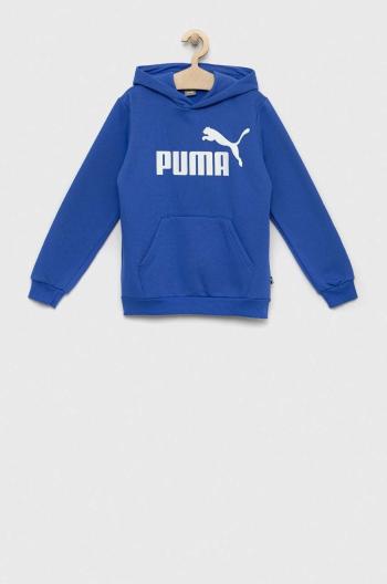 Detská mikina Puma ESS Big Logo Hoodie FL B s kapucňou, vzorovaná