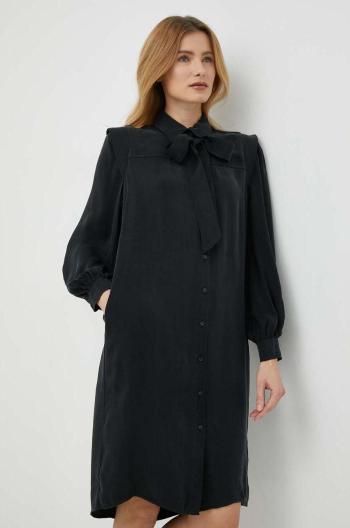 Šaty Mos Mosh čierna farba, mini, oversize