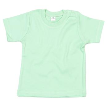 Babybugz Jednofarebné dojčenské tričko - Mätová | 6-12 mesiacov