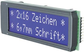 DISPLAY VISIONS LCD displej  biela modrá  (š x v x h) 75 x 26.8 x 10.8 mm EADIP162-DN3LW