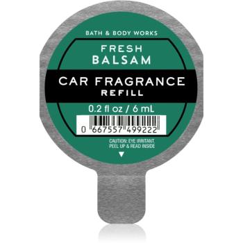 Bath & Body Works Fresh Balsam vôňa do auta náhradná náplň 6 ml