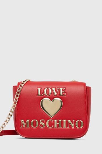 Kabelka Love Moschino červená farba, JC4052PP0CLF0