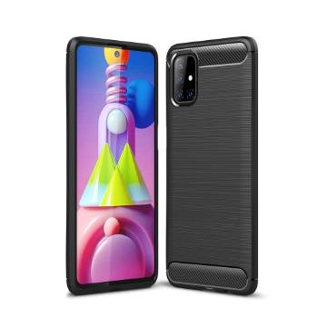 FLEXI TPU Kryt Samsung Galaxy M51 čierny