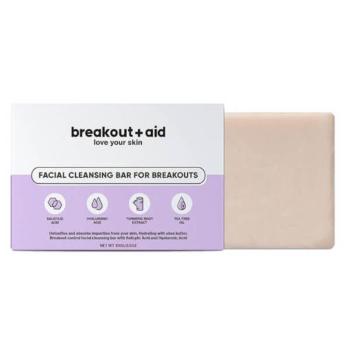 Breakout+aid Čistiace mydlo na problematickú pleť s kyselinou salicylovou (Facial Clean sing Bar For Breakouts) 100 g