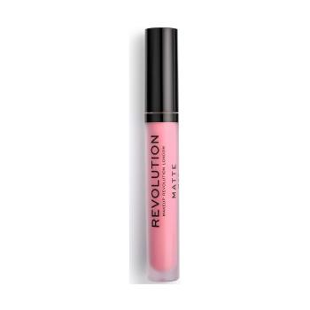 Makeup Revolution  Matte Lip Gloss  Lesky na pery Ružová