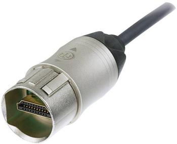 Neutrik HDMI prepojovací kábel #####HDMI-A Stecker, #####HDMI-A Stecker 5.00 m niklová NKHDMI-5 možno namontovať #####HD