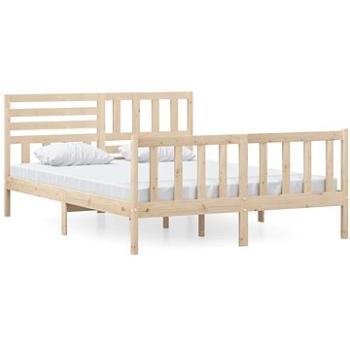 Rám postele masívne drevo 150 × 200 cm King Size, 3101158