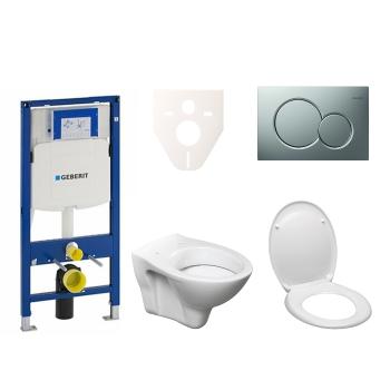 Cenově zvýhodněný závěsný WC set Geberit do lehkých stěn / předstěnová + WC S-Line S-line Pro 111.300.00.5ND3