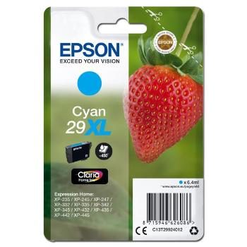 EPSON T2992 (C13T29924012) - originálna cartridge, azúrová, 6,4ml