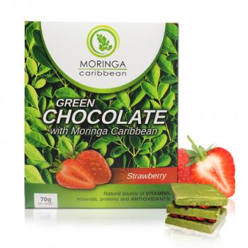 Moringa caribbean Čokoláda s jahodami 70 g