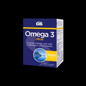 GS Omega 3 Citrus 100+50 kapsúl