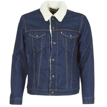 Levis  Džínsové bundy TYPE 3 SHERPA TRUCKER  Námornícka modrá