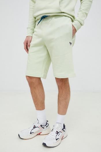 Bavlnené šortky PS Paul Smith zelená farba