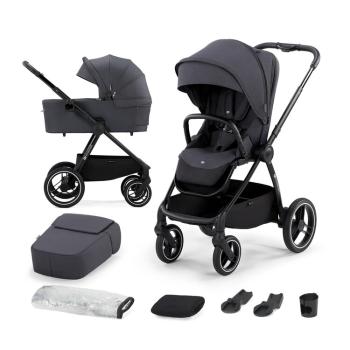 KINDERKRAFT Kočík kombinovaný Nea 2v1 Deep Grey, Premium