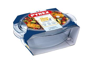 Sklenená zapekacia misa PYREX s vekom 38x23cm/5,8l