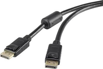 Renkforce DisplayPort prepojovací kábel #####DisplayPort Stecker, #####DisplayPort Stecker 10.00 m čierna RF-3433996 poz