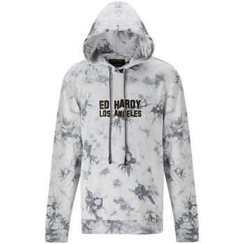 Ed Hardy  Mikiny Los tigres hoody grey  Šedá