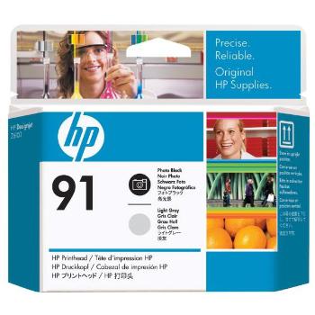 HP C9463A - originálna tlačová hlava HP 91, svetlo sivá