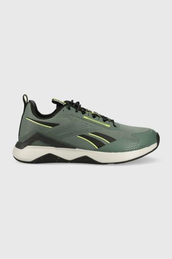 Tréningové topánky Reebok Nanoflex Adventure TR zelená farba