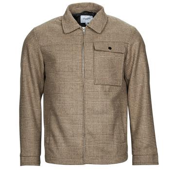 Jack & Jones  Kabáty JJJOHNSON WOOL JACKET  Béžová