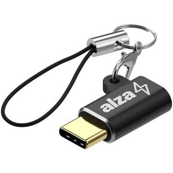 AlzaPower Keychain USB-C (M) na Micro USB (F) čierna (APW-ADTCMU1B)