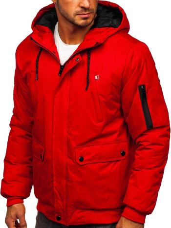 Červená pánska zimná bunda Bolf HY821