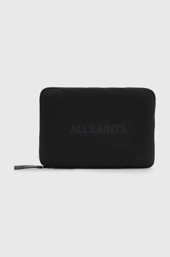 Obal na notebook AllSaints SAFF čierna farba