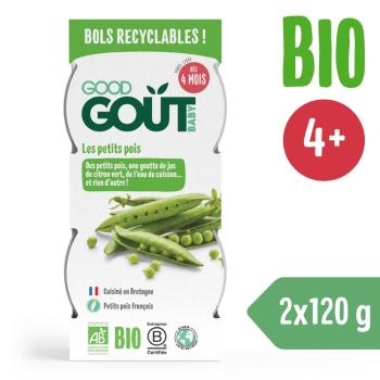 GOOD GOUT BIO Hráškové pyré (2x120 g)