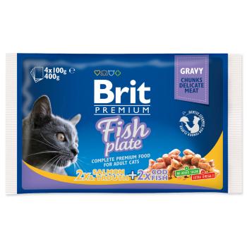 BRIT PREMIUM CAT KAPSICKY FISH PLATE 400G (293-100276)