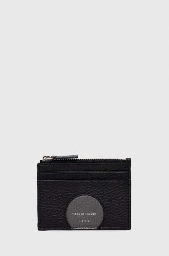 Kožená peňaženka Tiger Of Sweden pánsky, čierna farba