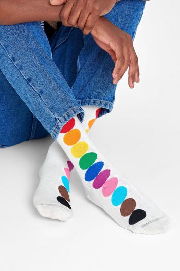 Ponožky Happy Socks pánske, biela farba