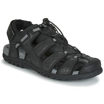 Geox  UOMO SANDAL STRADA  Športové sandále Čierna