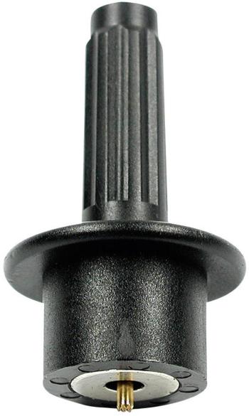 Stäubli MSA/SHZ-CATIV dvojitá zástrčka pružinový kontaktný hrot - zásuvka 4 mm čierna 1 ks