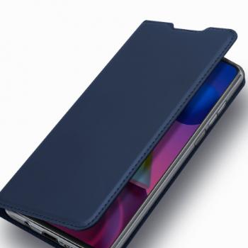 DUX DUCIS Skin Pro knižkové kožené puzdro na Samsung Galaxy M51, modré
