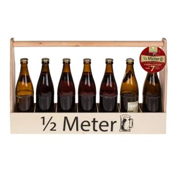 Drevený nosič na pivo (na 7 fliaš)