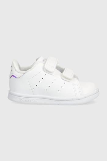 Detské tenisky adidas Originals Stan Smith Cf I biela farba
