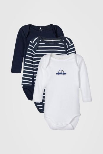 3 PACK chlapčenských dojčenských body name it Sailor