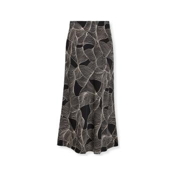 Vila  Mula Skirt - Black/Grafic  Sukňa Čierna