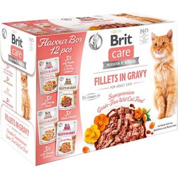 Brit Care Cat Flavour box Fillet in Gravy (12× 85 g) (8595602541706)