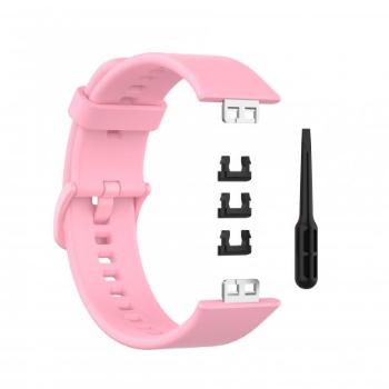 Huawei Watch Fit Silicone remienok, Light Pink