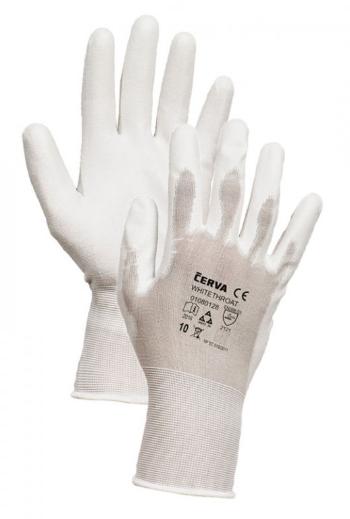 WHITETHROAT FH rukavice nylonové-18 biela 11