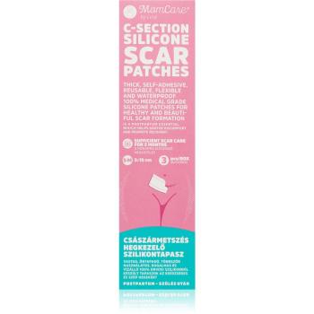 MomCare by Lina C-Section Silicone Scar Patches silikónové náplasti na jazvy po cisárskom reze veľkosť S-M 3x15 cm 3 ks