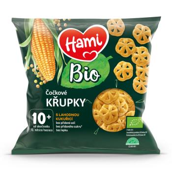 HAMI BIO Chrumky šošovicové s lahodnou kukuricou 20 g 10+