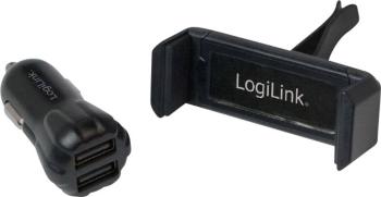 LogiLink PA0133 PA0133 USB nabíjačka do auta, do nákladného auta Výstupný prúd (max.) 2000 mA 2 x USB