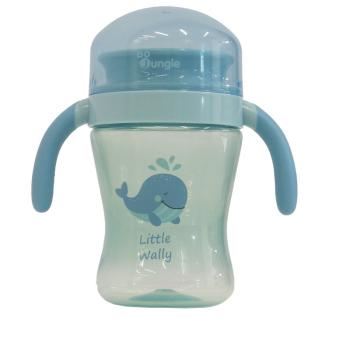 Bo Jungle Drinking Cup 360° Mixer Grey tréningový hrnček 6m+ Little Whally 240 ml