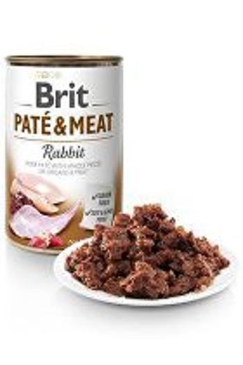 Brit Dog con Paté & Meat Rabbit 800g + Množstevná zľava 4 + 1 zadarmo
