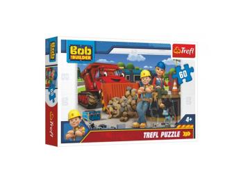 Puzzle TREFL Bořek staviteľ - Bob a Wendy 60 dielikov