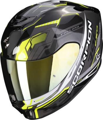 Scorpion EXO 391 HAUT Black/Silver/Neon Yellow XS Prilba